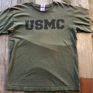 USMC Tee Shirt Green
